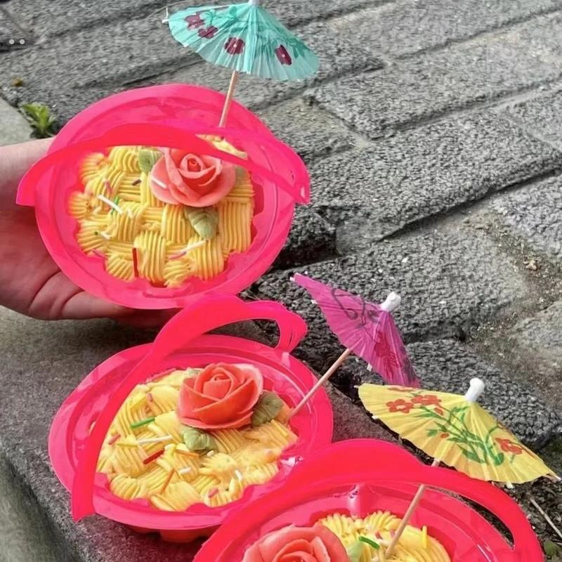 小伞签水果签果插鸡尾酒装饰伞签牙签伞小雨伞蛋糕签果盘摆盘装饰