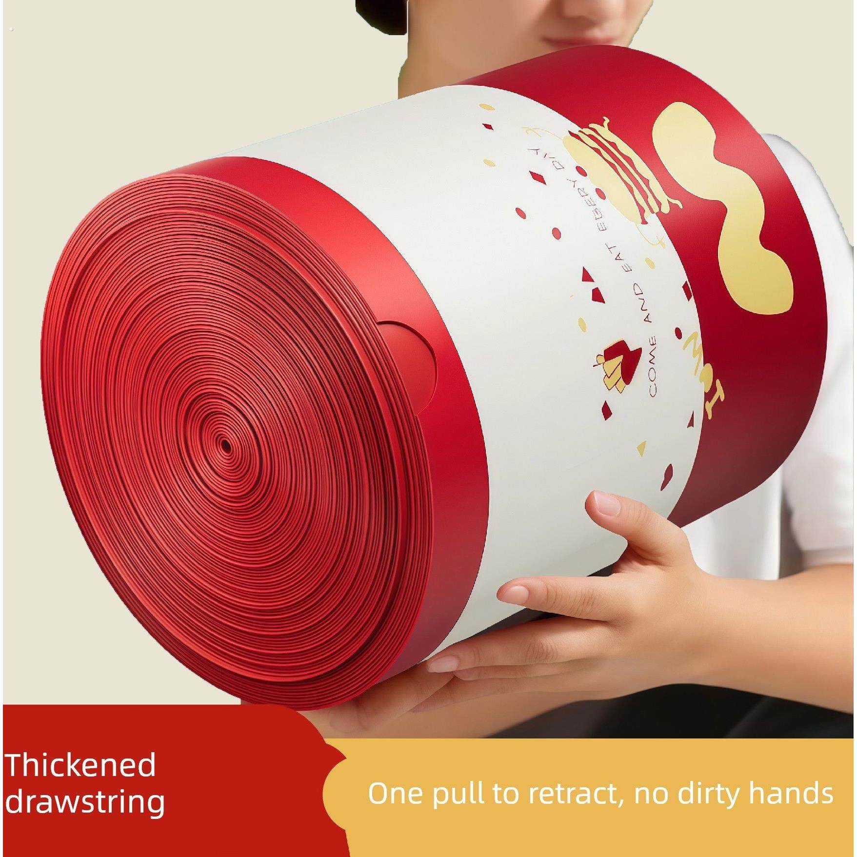 创意家用加厚抽绳式垃圾袋加厚手提厨房宿舍学生大号塑料袋实惠装,家庭/个人清洁工具,家用垃圾袋,淘宝优惠券,粉丝福利购,淘宝优惠卷