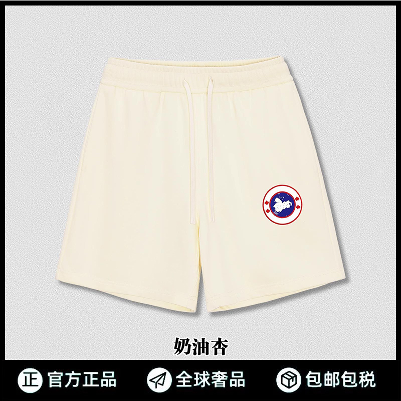 COUODO GOLUOSELU大鹅短裤基础款街头宽松百搭气质款潮牌五分裤男