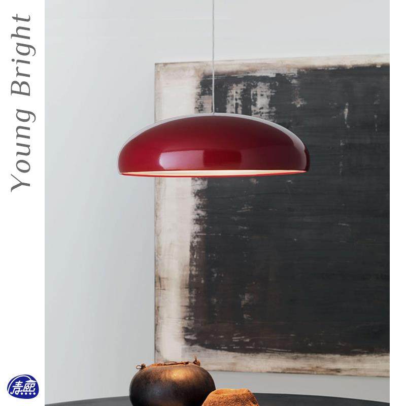 意大利Fontana Arte Pangen餐厅吊灯红色岛台简约现代卧室书房灯