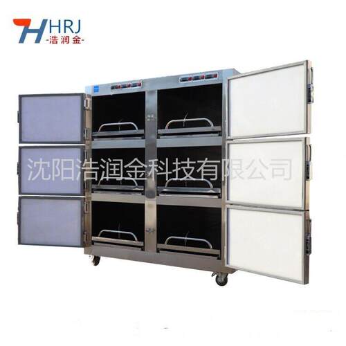 实验室设殡备6具尸体冷藏箱屉仪馆尸体放HRJ-6置柜六 不锈钢遗体