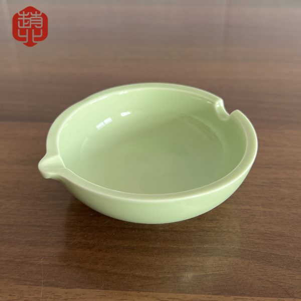 墨碗多用墨蝶笔搁 陶瓷文房四宝瓷器墨碟书法用品 可回墨的墨汁碗