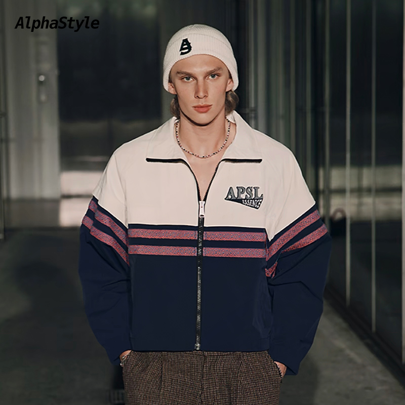 AlphaStyle夏蝙蝠袖男女运动外套