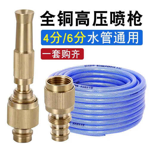网红全铜可调高压洗车水枪