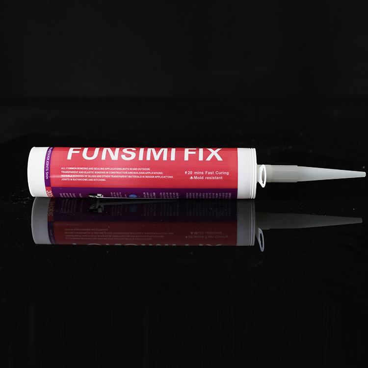 水晶砖玻璃砖专用进口胶免钉玻璃胶MS胶防水防霉速干高透明卫生间