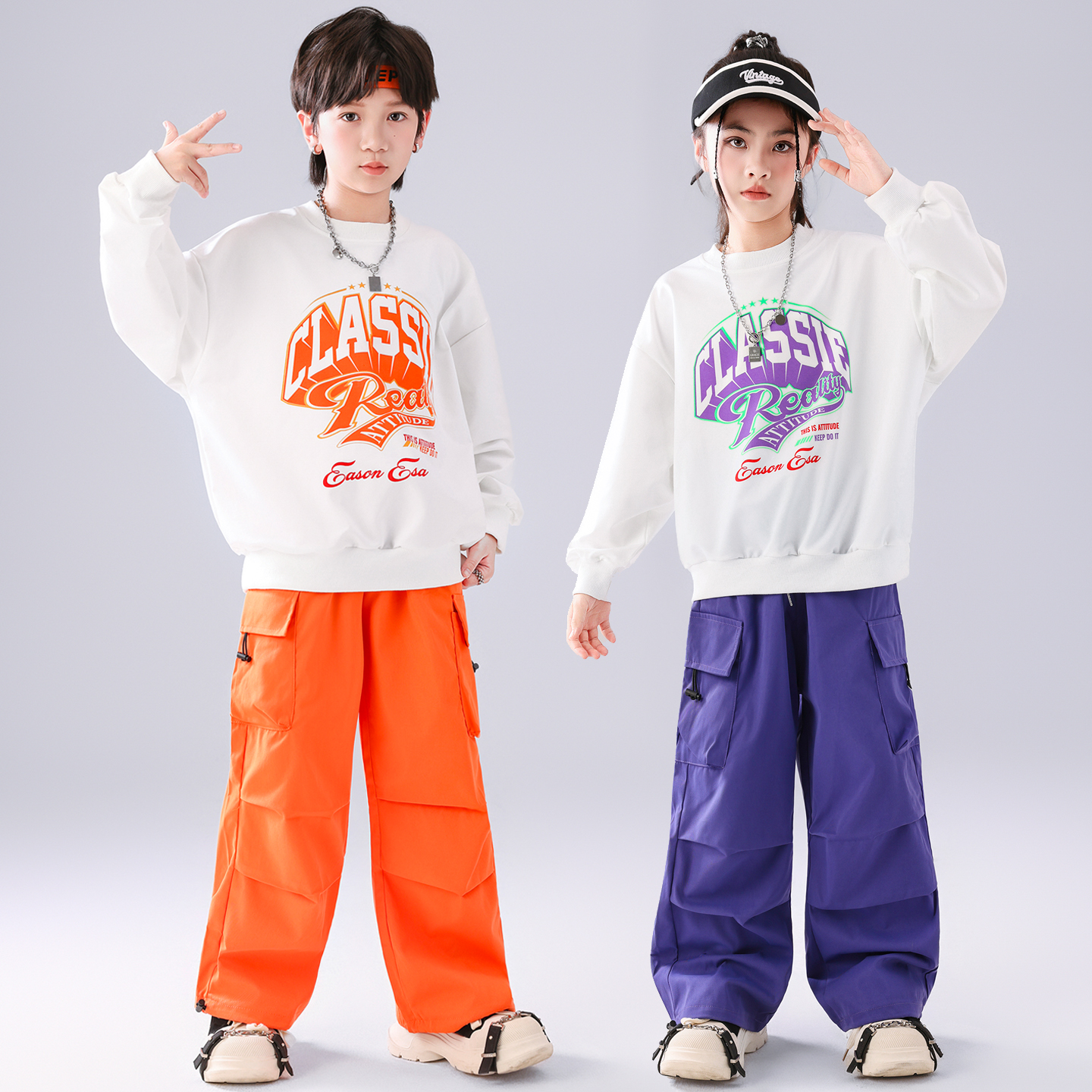 小虫呀呀春秋季儿童街舞演出服