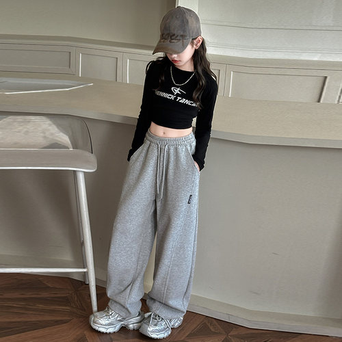 小虫呀呀女童爵士舞服装练功套装