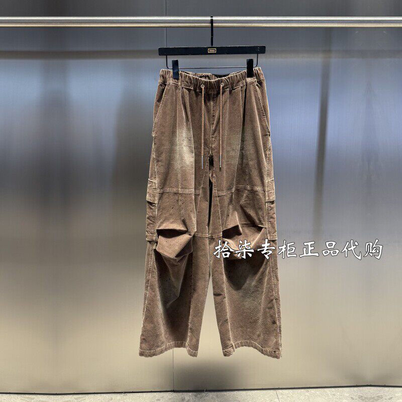 INXX专柜正品2025秋款宽松休闲多口袋男女工装梭织长裤XSF3231443