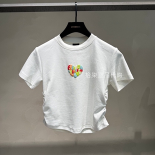 休闲爱心印花女士T恤潮34352007 短袖 VETEMENTS维特萌专柜正品 夏季