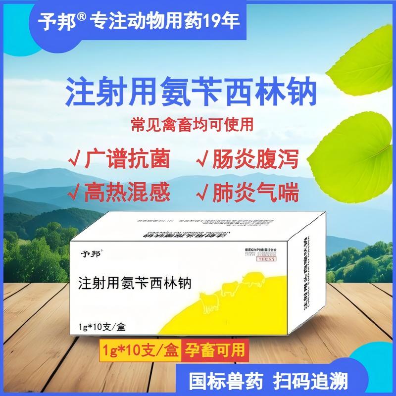 予邦兽用氨苄西林钠针剂抗菌消炎