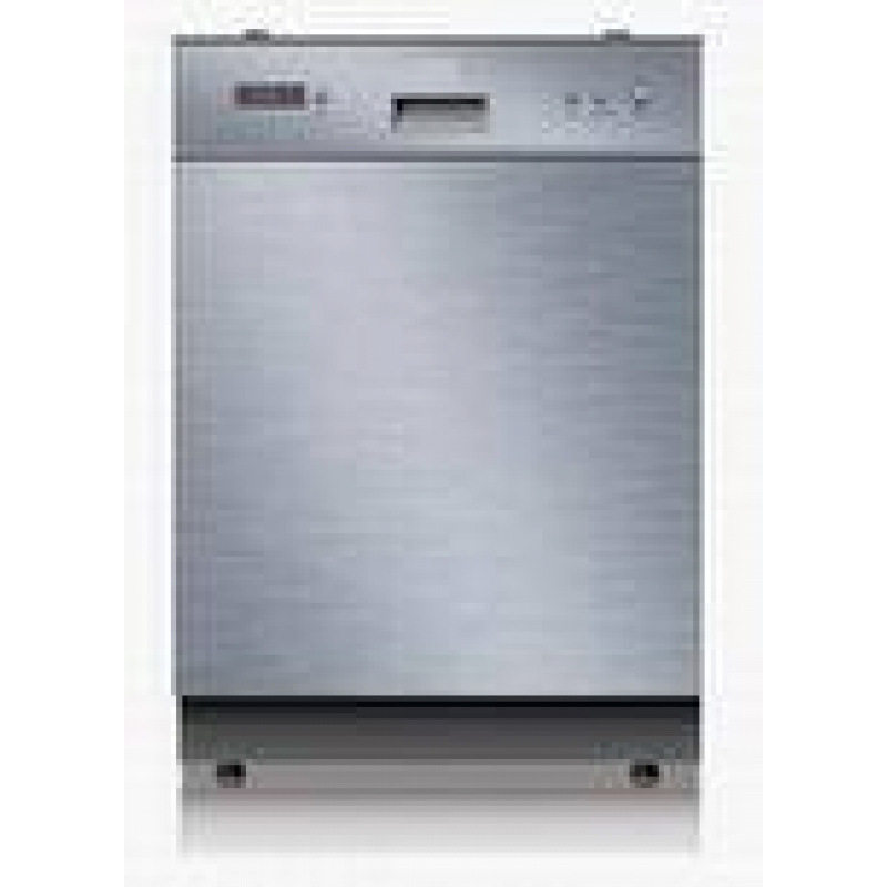 不锈钢外门半嵌入洗碗机带半载洗顶喷嘴600mm宽家用全自动洗碗机