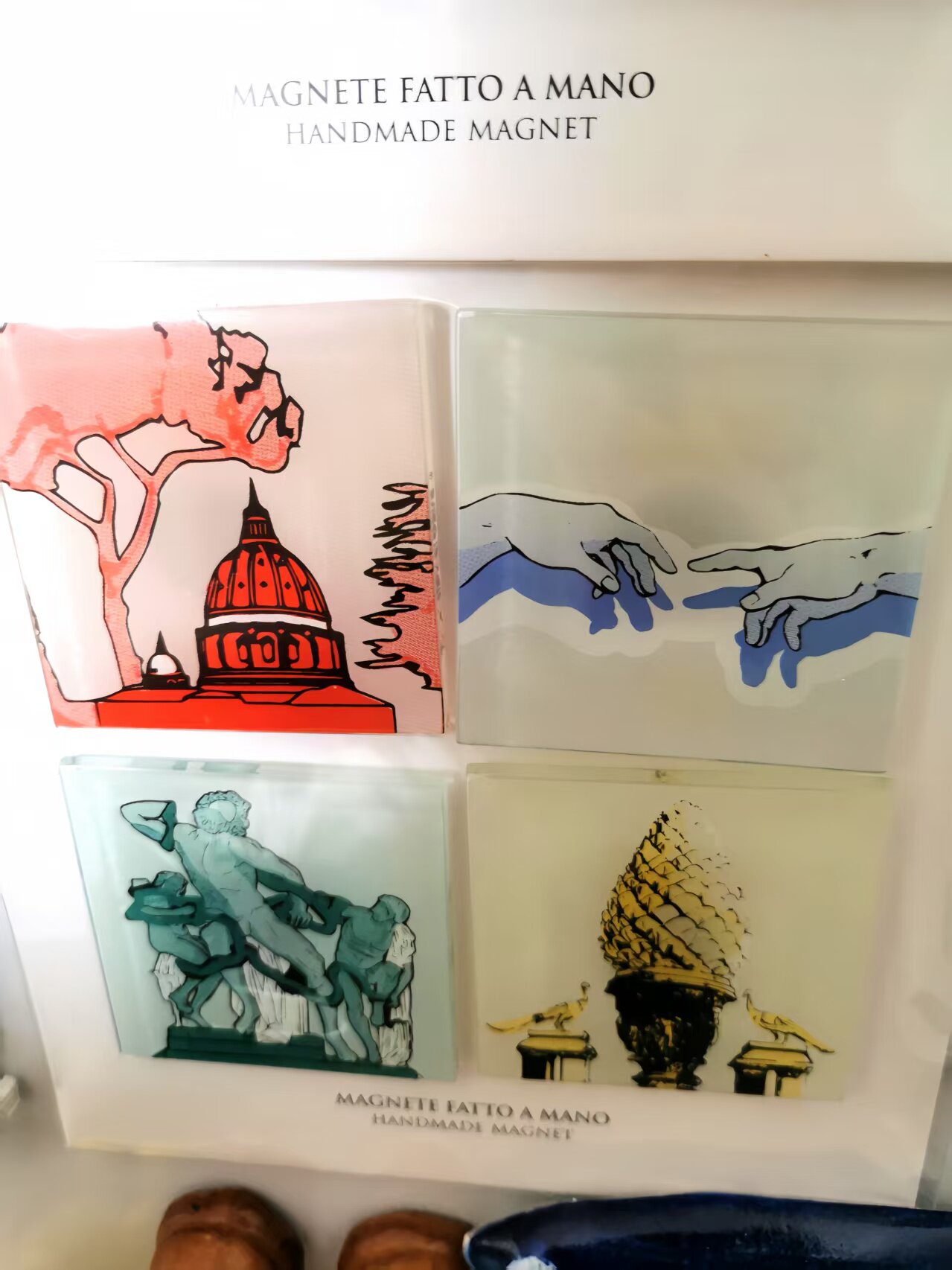 thumbnail for New high-value Roman series acrylic refrigerator magnets travel souvenirs collection souvenirs for friends