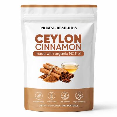 锡兰肉桂软胶囊定 制300粒跨境肉桂软胶囊CEYLON CINNAMON SOFTGE