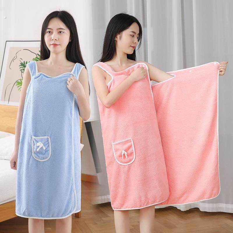 浴巾女可穿可裹夏家用非纯棉吸水速干不掉毛网红浴裙可爱抹胸浴袍,居家布艺,桌旗,淘宝优惠券,粉丝福利购,淘宝优惠卷