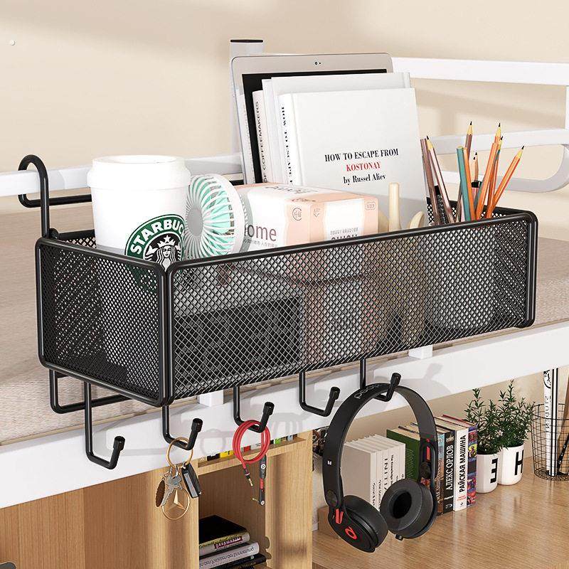 宿舍床边挂篮床上置物架床头收纳筐大学生寝室收纳盒上铺收纳神器,收纳整理,CD架,淘宝优惠券,粉丝福利购,淘宝优惠卷