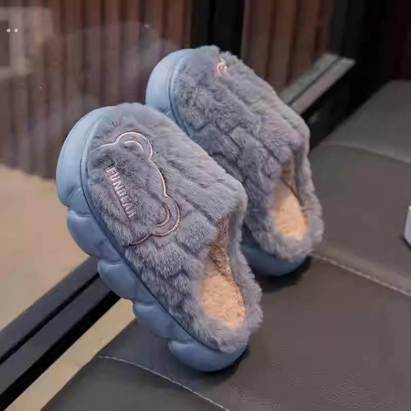 儿童冬季新款棉拖鞋女童亲子款居家室内青少年拖鞋男童保暖棉拖