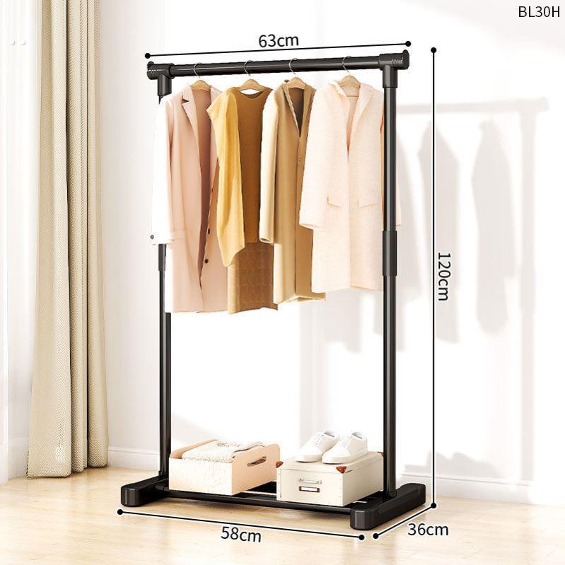 简易衣橱衣物收纳柜现代简约出粗房组装收纳神器落地挂衣架晾衣服