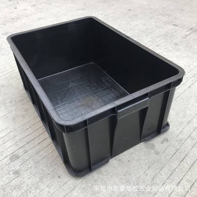 带盖防静电箱615*425*250mm电子元件物料分类车间周转静电塑胶箱