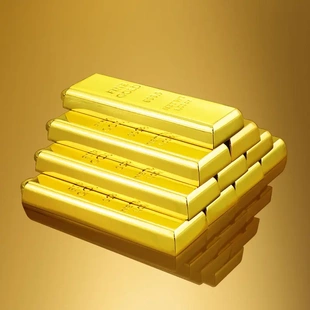 创意仿真金条定制电商小礼品足金砖挂件可印logo