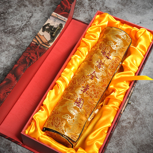 故宫丝绸画送老外国人中国风特色礼物出国熊猫伴手礼品北京工艺品