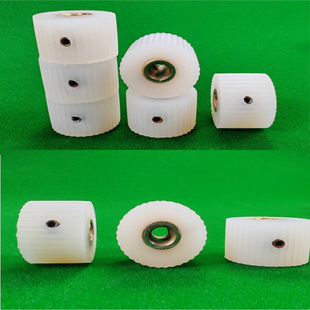 麻将机维修配件输送轮皮带电机橡胶轮主动轮硅胶轮电机导轮皮带轮