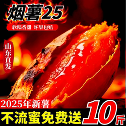 正宗山东烟薯25号蜜薯糖心流油红薯烤红薯专用沙地地瓜番薯山芋10