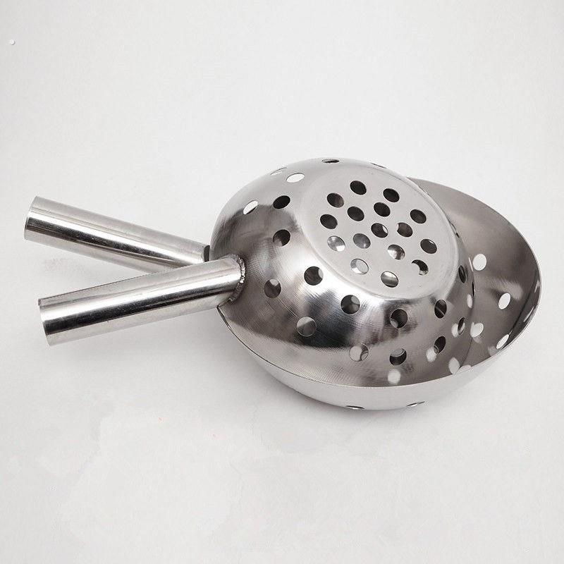 手工粉条漏瓢自制做红薯漏粉瓢濑粉工具凉虾下粉漏勺家用不锈钢