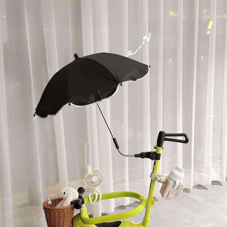 遛娃神器遮阳雨伞户外婴儿推车儿童雨伞婴儿车带支架防晒紫外线伞