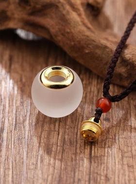 结缘亚克力小舍利塔挂件吊坠宝瓶嘎乌盒可随身带装藏甘露丸防水瓶