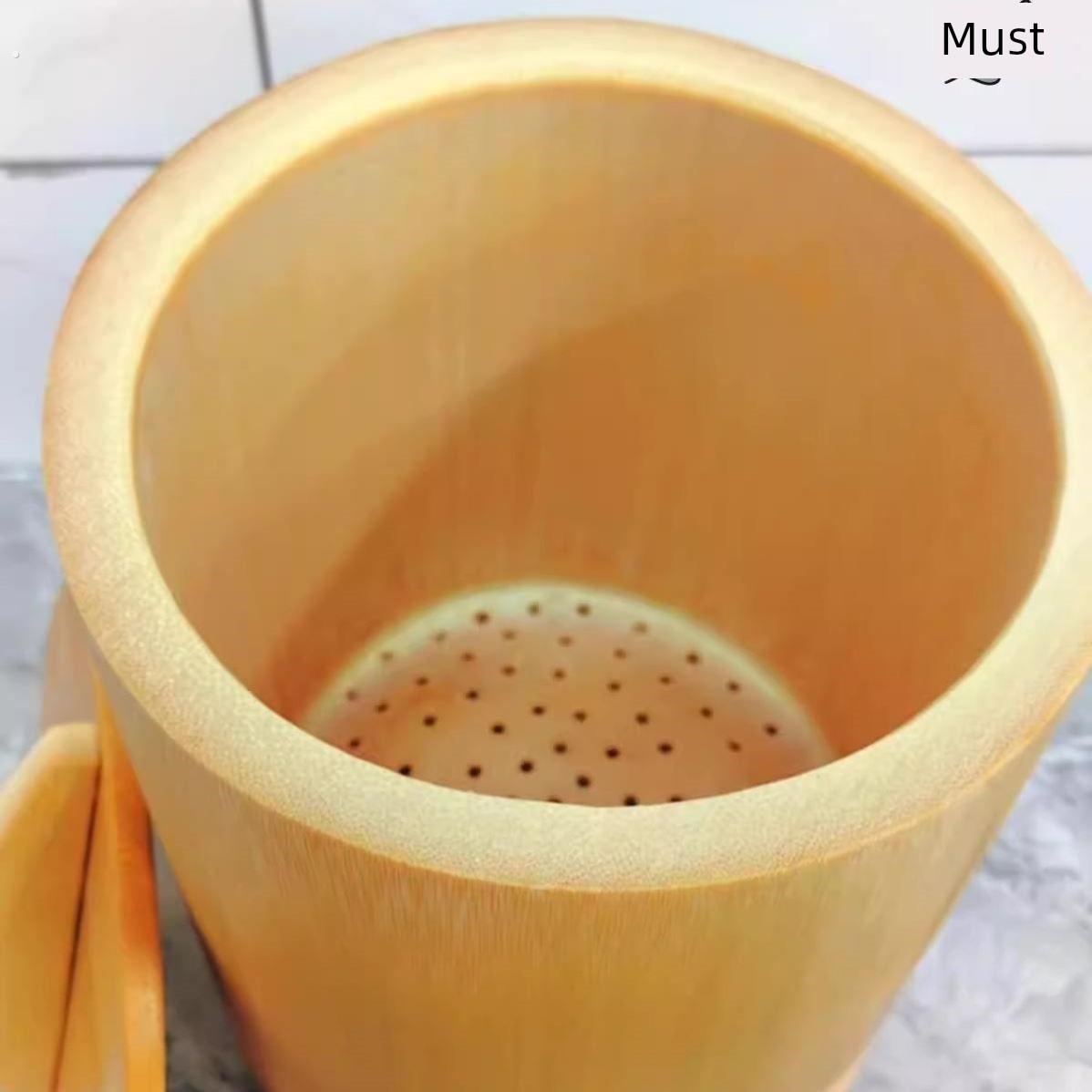 整竹大竹筒饭桶纯手工楠竹蒸笼家用蒸米饭竹桶竹甑子新鲜竹子筒饭