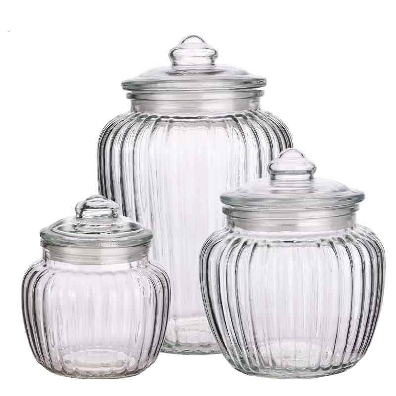 大容量加厚玻璃密封罐淹菜家用腌制泡菜酿酒五谷杂粮储物收纳坛子