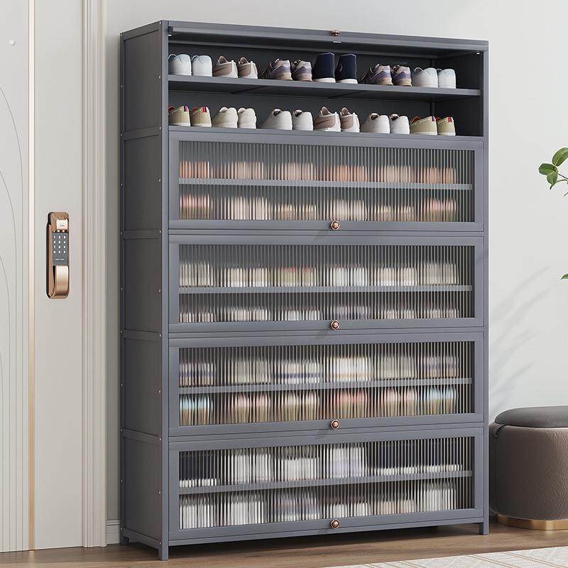 鞋架子家用门口入门简易鞋架新款大容量省空间防尘窄小鞋柜收纳层