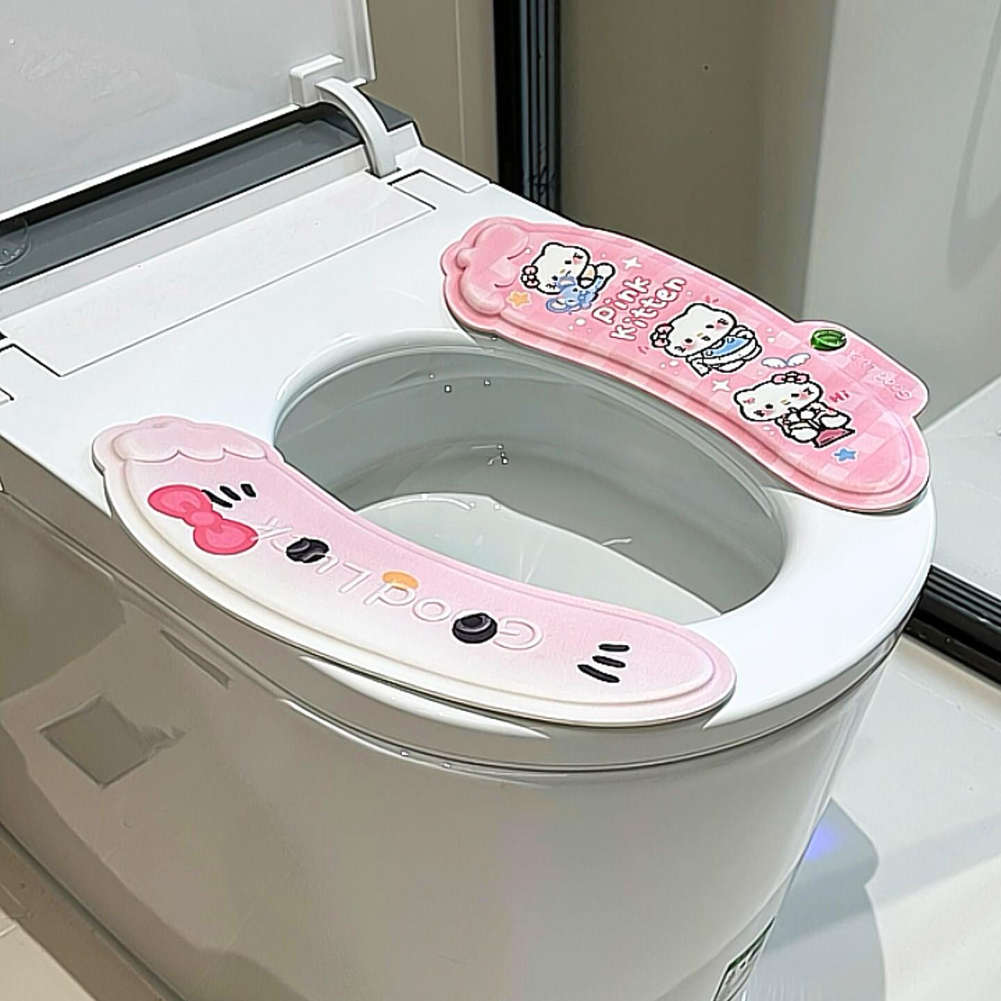 香薰马桶垫四季通用粘贴式女孩子坐便垫2026新防水可爱不脏手