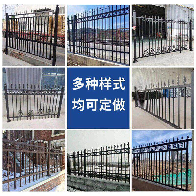 锌钢护栏学校厂区围墙护栏幼儿园栅栏小区防护栏院子围栏庭院护栏