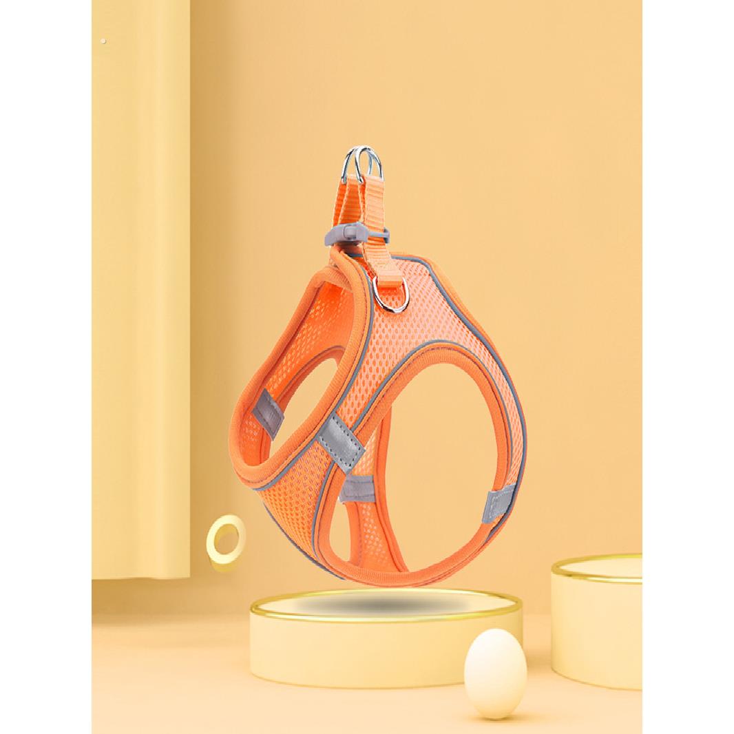 兔子牵引绳防挣脱外出溜小兔子专用神器可伸缩调节穿的衣服背心绳