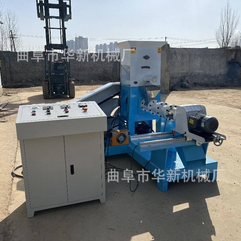 饲料膨化机漂浮水产宠物猫鸟鱼食颗玉米大豆五谷杂粮自制狗粮机器