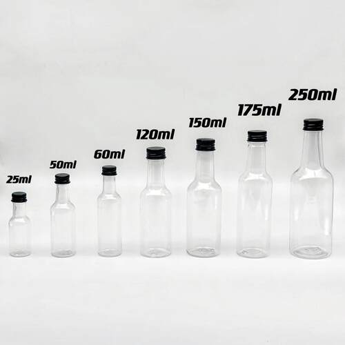 厂家现 高透PET50ml小酒瓶果酒饮料瓶IFU铝盖塑料多容量 货量 大