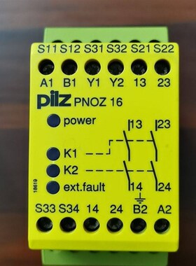pilz皮尔兹安全继电器PNOZ 16订货号:774066