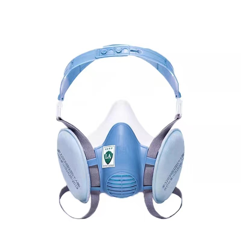 宝顺安防尘口罩kn100防工业粉尘打磨装修煤矿井下硅胶可调节面罩