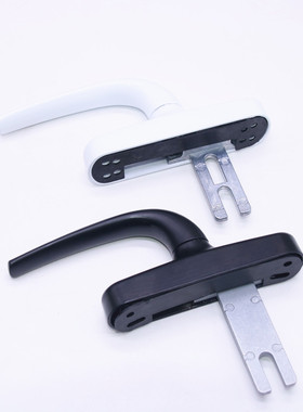 铝合金断桥外开窗户把手锌合金拉手高温烤漆家用五金执手门窗配件