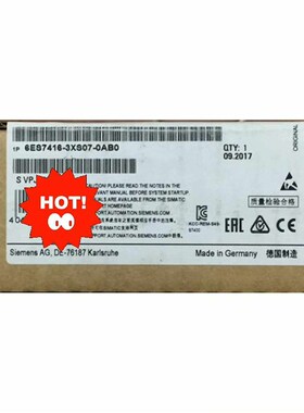 议价6ES7416-3XS07-0AB0 416-3XS07-0适用
