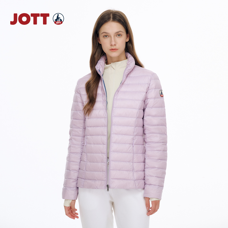 JOTT女士冬季立领轻量羽绒服
