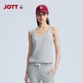JOTT女士夏季 全棉背心休闲百搭时尚 简约舒适透气背心吊带潮流上衣