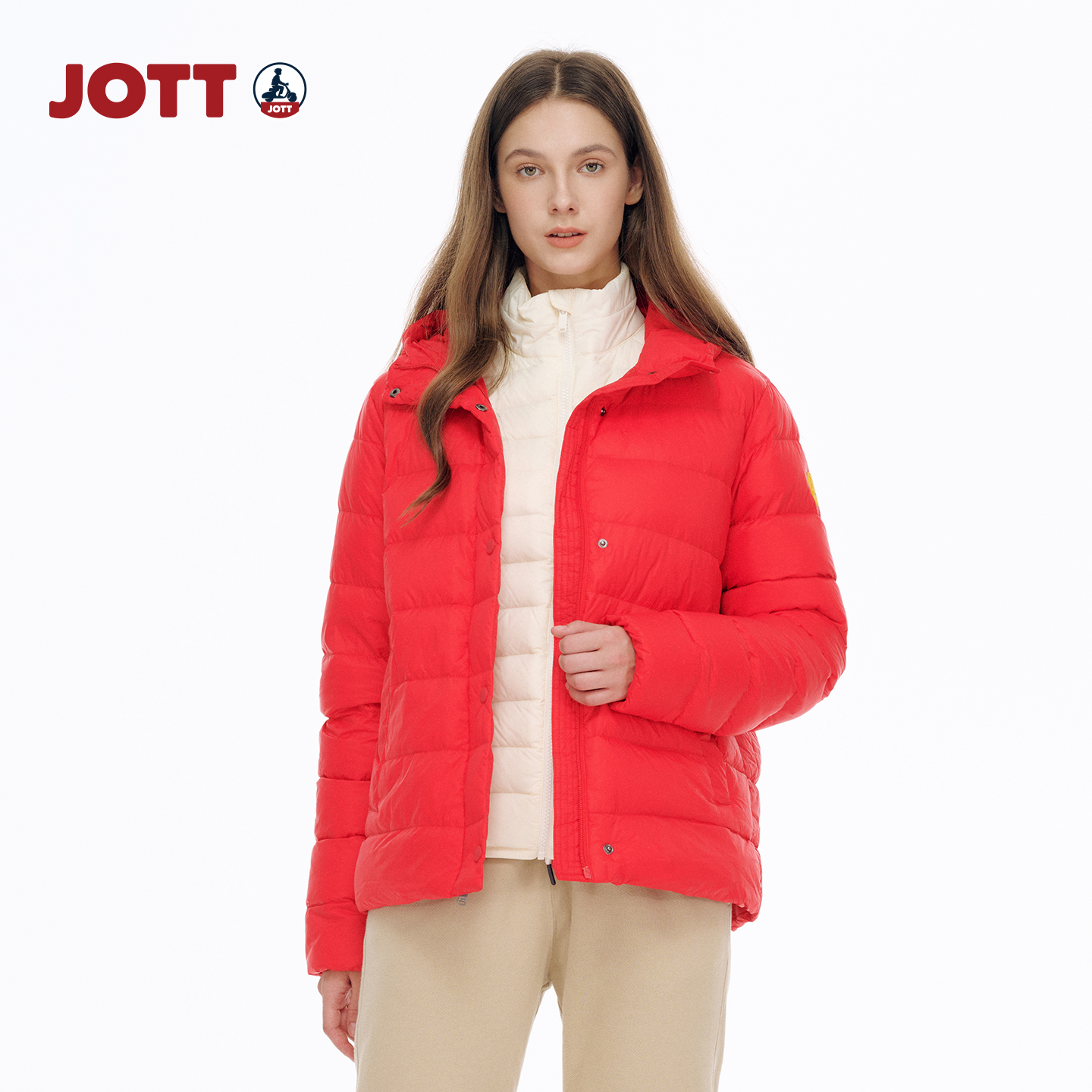JOTT女士休闲百搭羽绒服