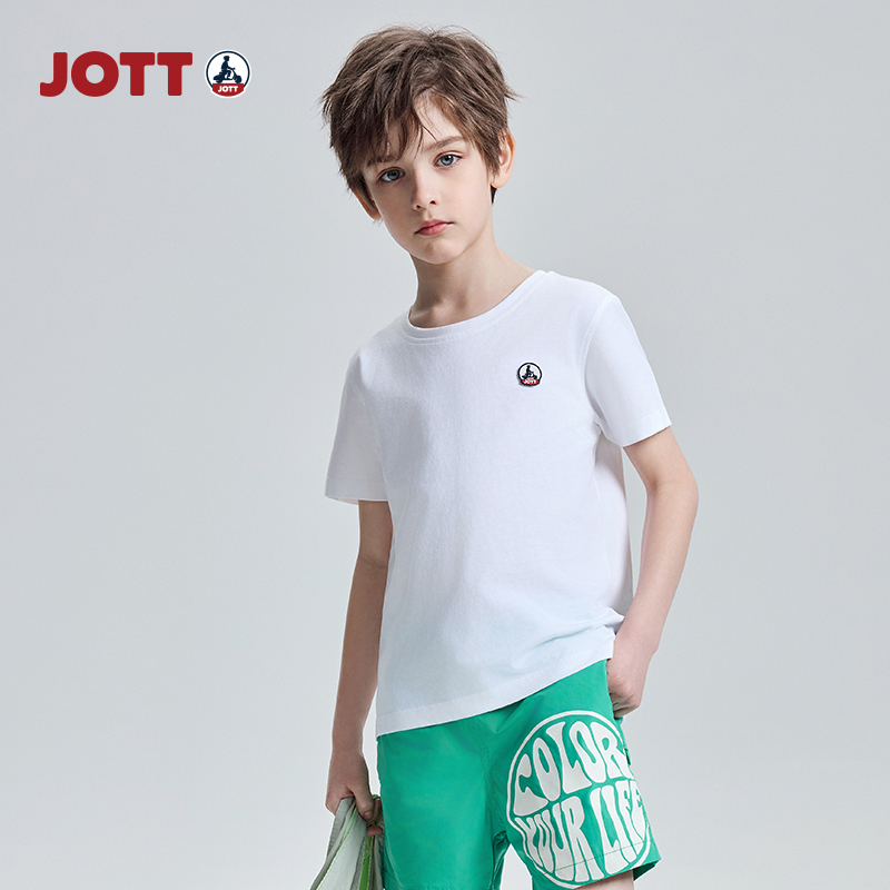 JOTT儿童棉质透气短袖T恤
