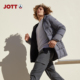 JOTT男士 两面穿连帽羽绒服休闲百搭时尚 简约舒适潮流羽绒服上衣