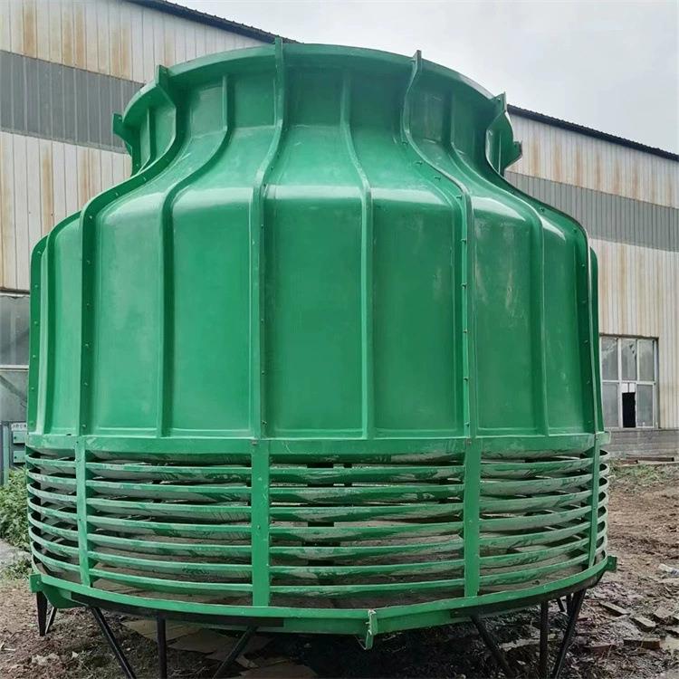 300吨玻璃钢冷却塔圆形横流式冷却水塔业圆形逆流超低噪音闭式冷