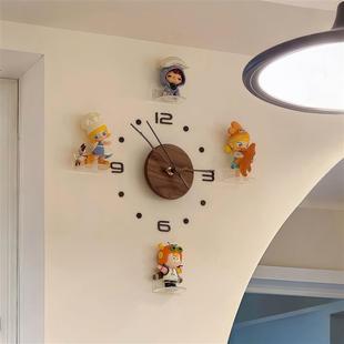 【盲盒收纳届的天花板】挂钟表diy材料客厅模型收纳展示架上墙