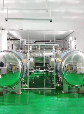 烧鸡双并温压杀菌锅视频釜式灭菌设备原理阀门用法兰维护方便