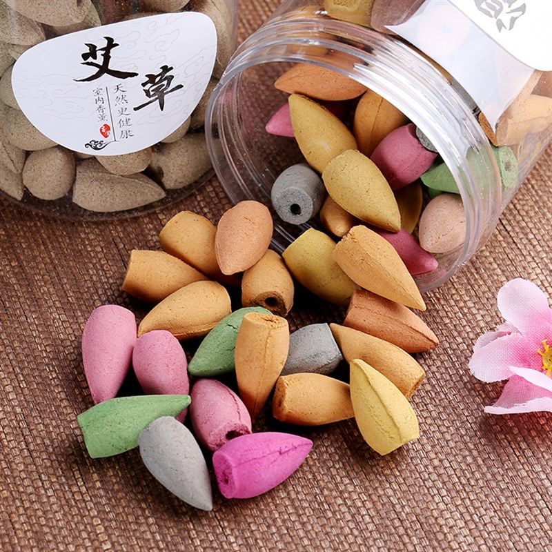 便携式倒流香粒檀香熏香茶室书房佛堂净化空气天然香薰锥形装饰,家居饰品,香薰DIY材料/工具,淘宝优惠券,粉丝福利购,淘宝优惠卷